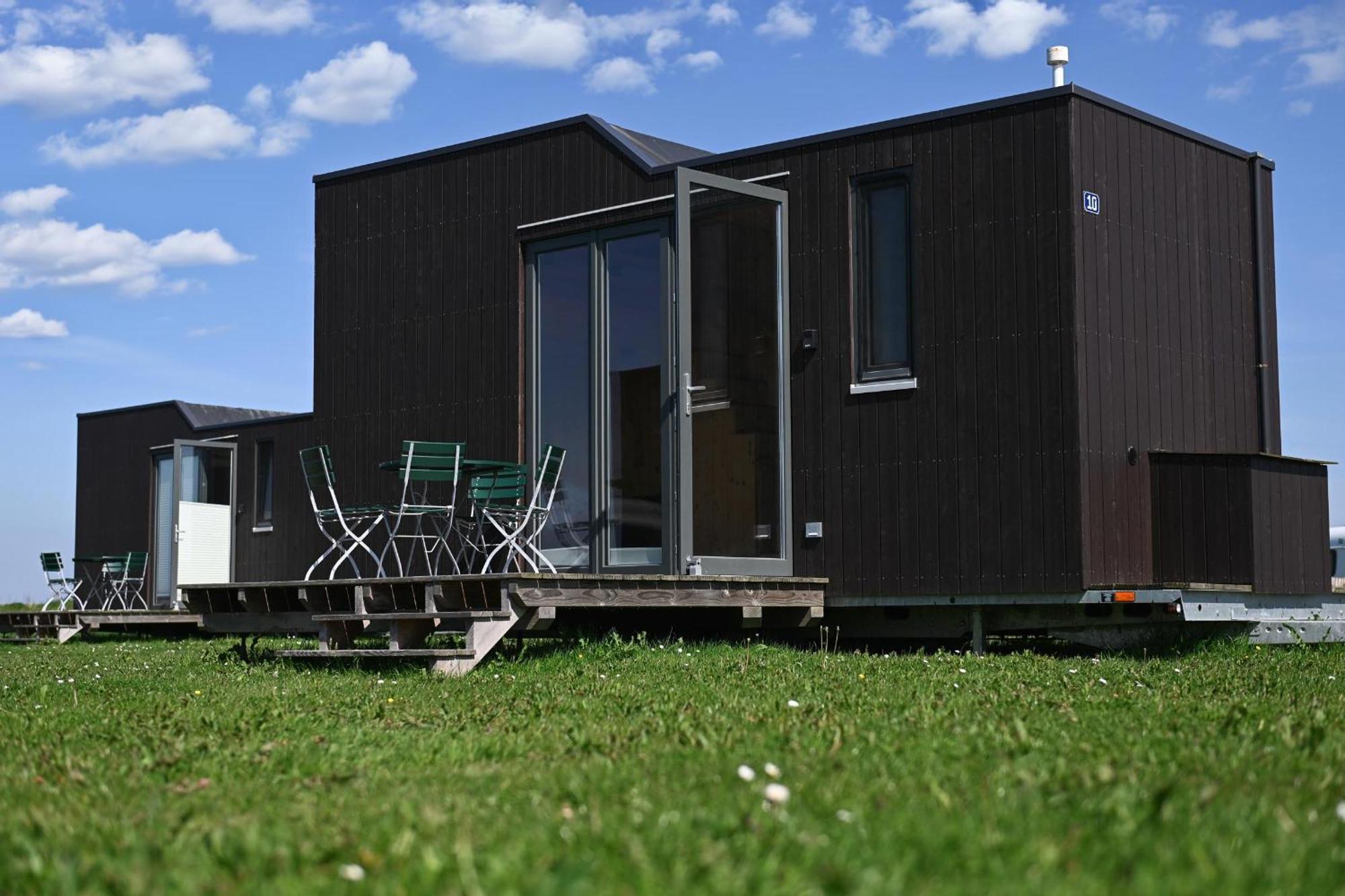 Tiny House Nature 10 Innenlage - Green Tiny Village Harlesiel カロリーネンジール エクステリア 写真